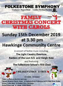 Family Christmas Concert with Carols - 15th December 2019
