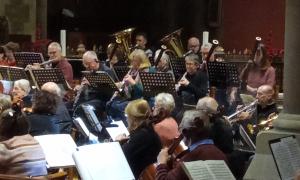 Orchestra at afternoon rehearsal